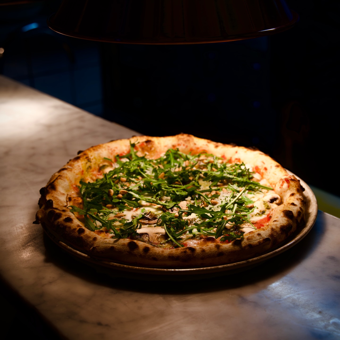 Pizza på fat